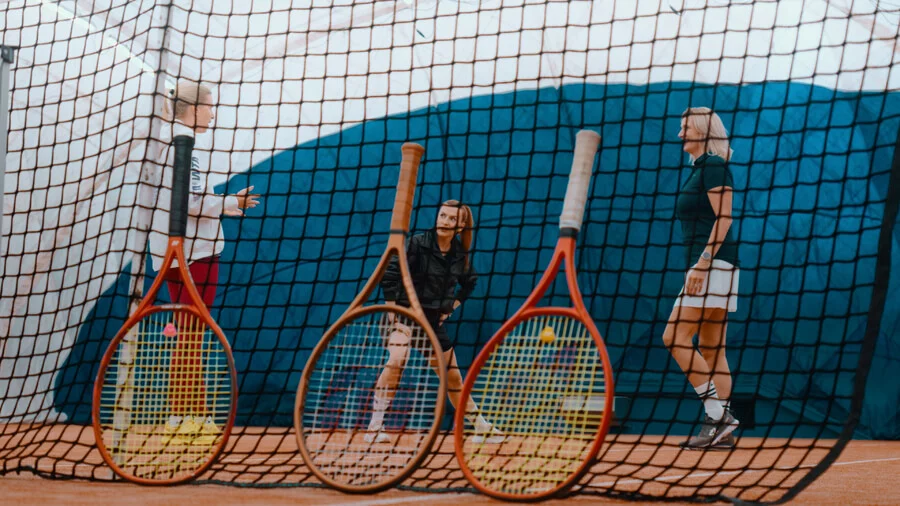 Tenisový trénink s Andreou Hlaváčkovou